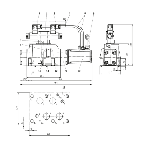 Rexroth Hydraulic solenoid valve 4WRKE 16 -www.chaco.ir